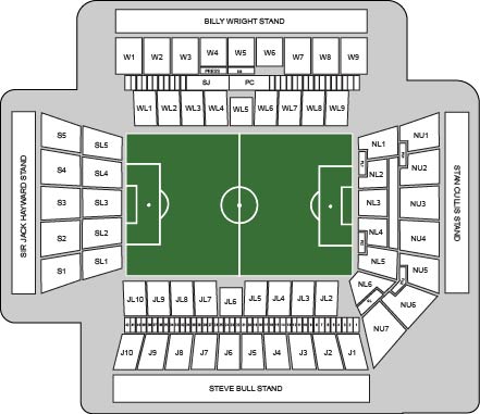 Molineux Stadium Venue Map