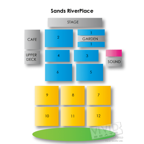 Sands RiverPlace Seating Chart | Vivid Seats