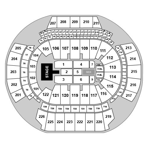 State Farm Arena Venue Map