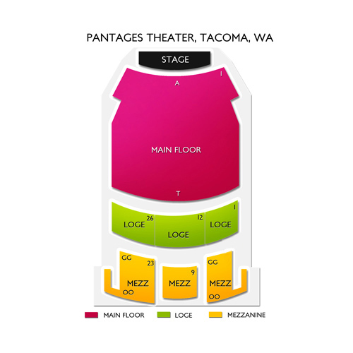 Pantages Theater - WA Venue Map