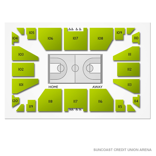 Suncoast Credit Union Arena Seating Chart