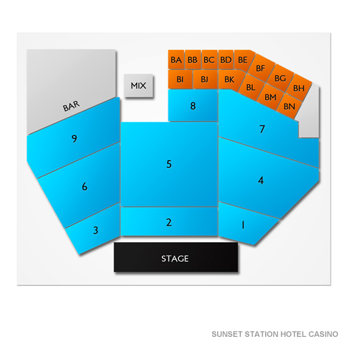 Venue seating map