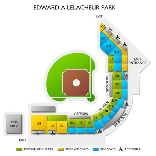 Lowell Spinners Seating Chart