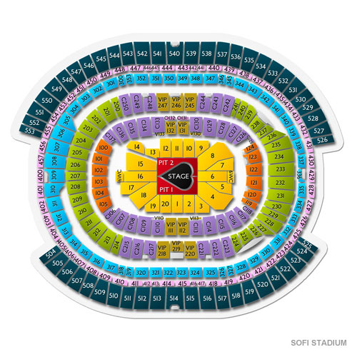 Sofi Stadium Seating Chart Taylor Swift Labb by AG