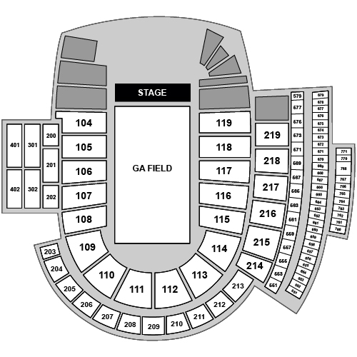 Folsom Field Stadium Venue Map