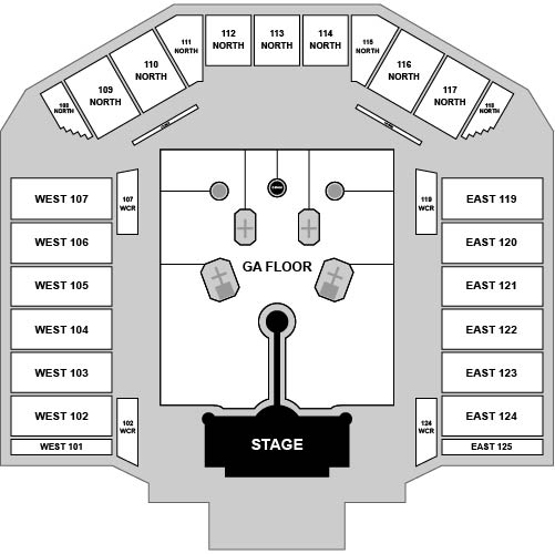 Rogers Stadium - Toronto Venue Map