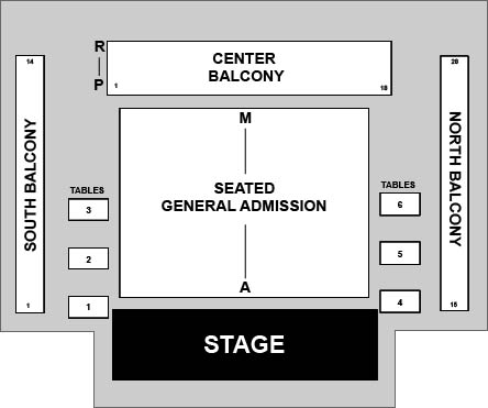 Center for the Arts Crested Butte Venue Map