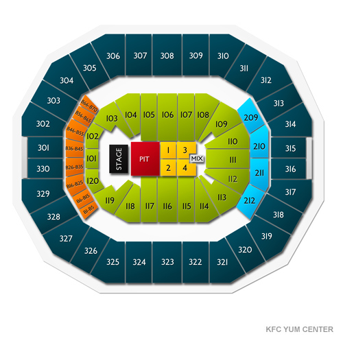 Jason Aldean Yum Center Seating Chart