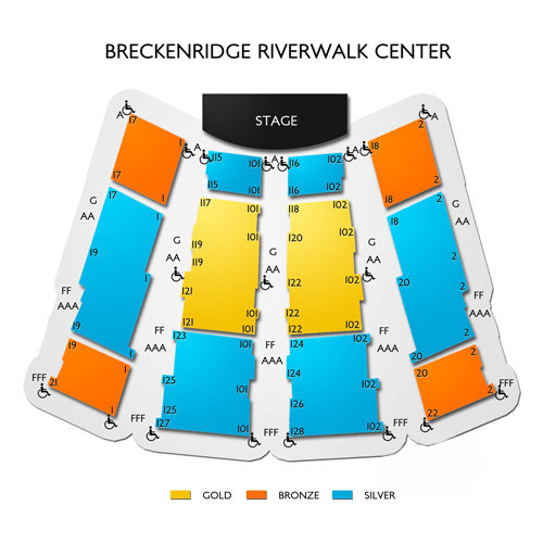 Breckenridge Riverwalk Seating Chart