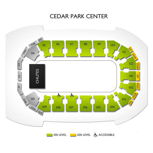HEB Center at Cedar Park Venue Map