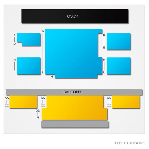 Venue seating map