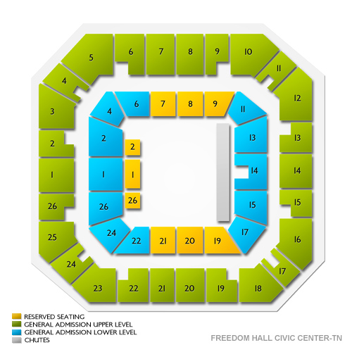 Freedom Hall Seating Chart With Rows