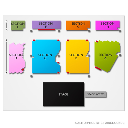 California State Fairgrounds Venue Map