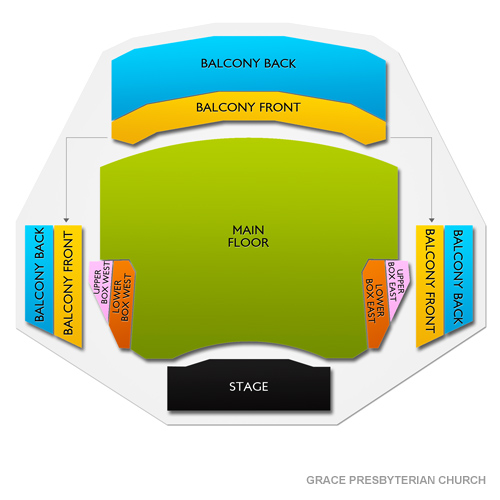 Venue seating map