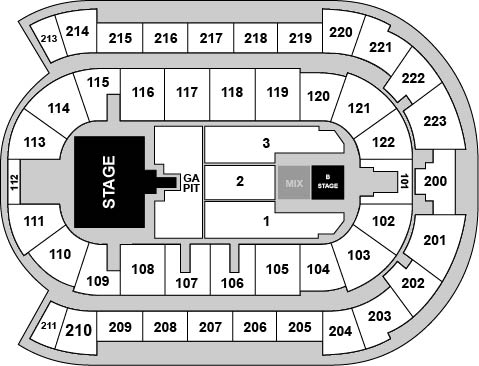 Brandt Centre Venue Map