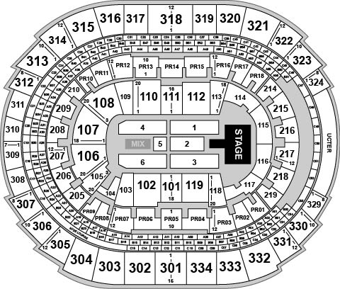 Crypto.com Arena Venue Map