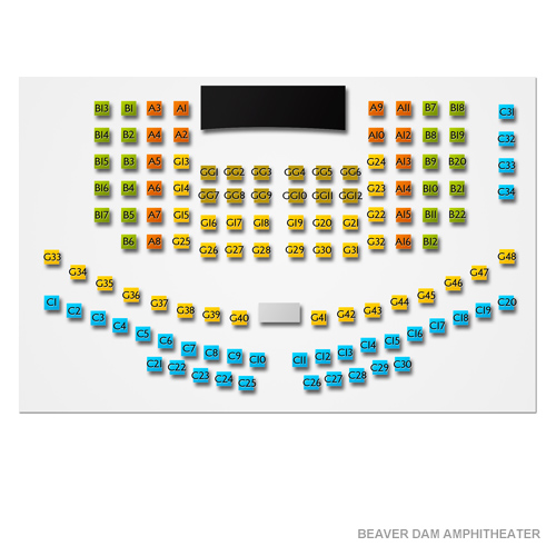 Beaver Dam Amphitheater Venue Map