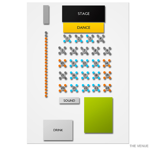 The Venue - Aurora Venue Map