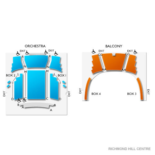 Richmond Hill Centre Seating Chart | Vivid Seats