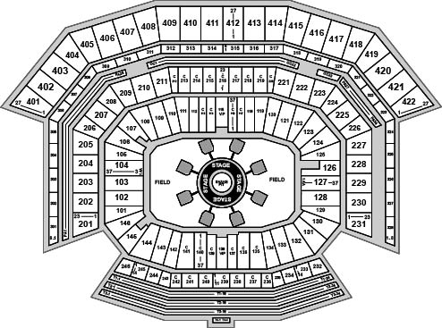 Levi's Stadium Venue Map