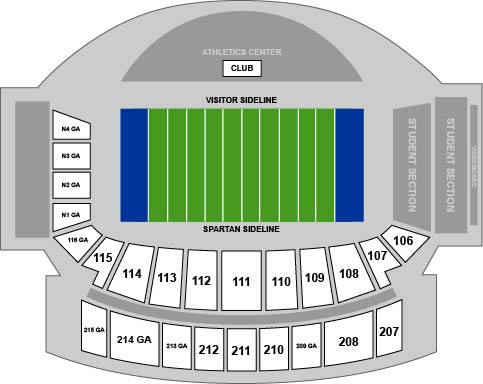 CEFCU Stadium Venue Map
