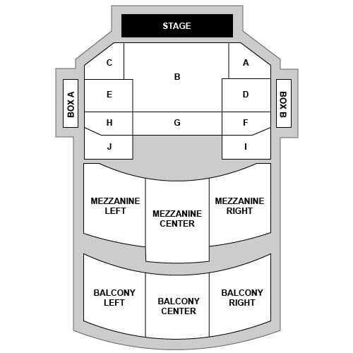 Wilbur Theatre Venue Map
