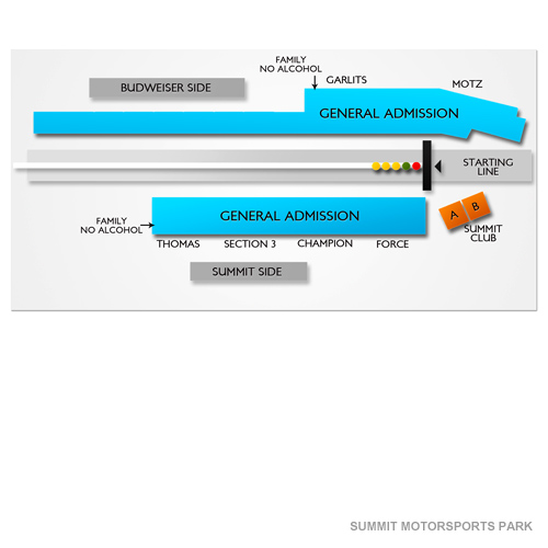 Summit Motorsports Park Venue Map