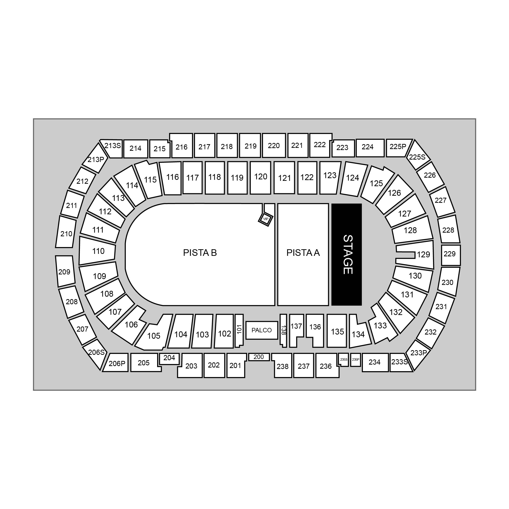 Estadi Olimpic Lluis Companys Venue Map