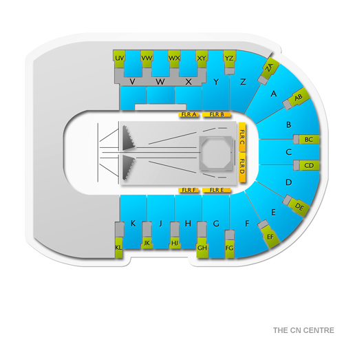 Cn Center Prince George Seating Chart
