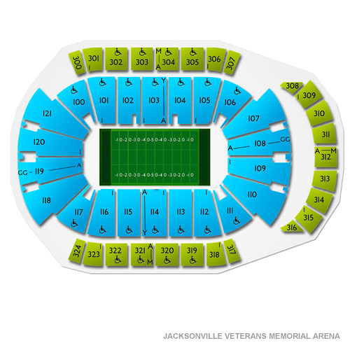 Vystar Veterans Memorial Arena Venue Map