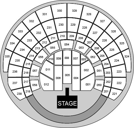 OVO Hydro Venue Map