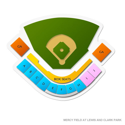 Mercy Field at Lewis and Clark Park Venue Map