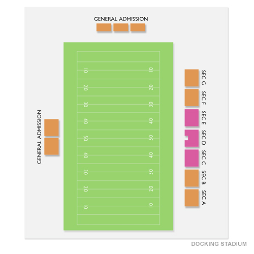 Docking Stadium Venue Map