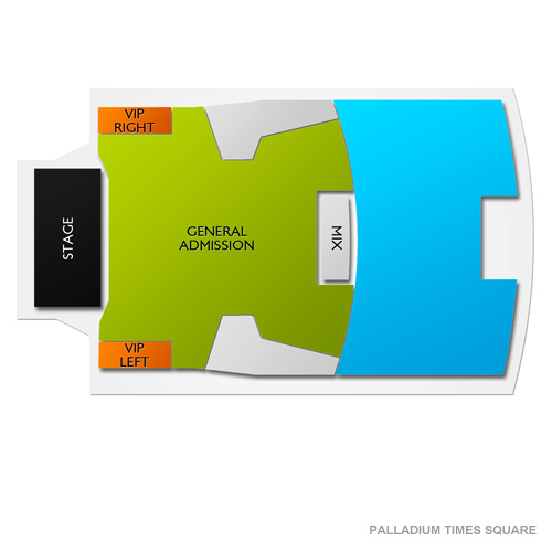 Palladium Times Square Venue Map