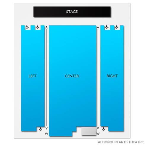 Algonquin Arts Theatre Venue Map