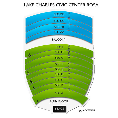 Lake Charles Civic Center Seating Chart