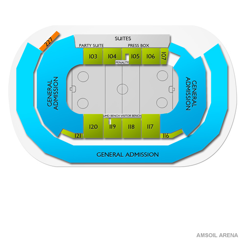 Amsoil Arena Hockey Seating Chart