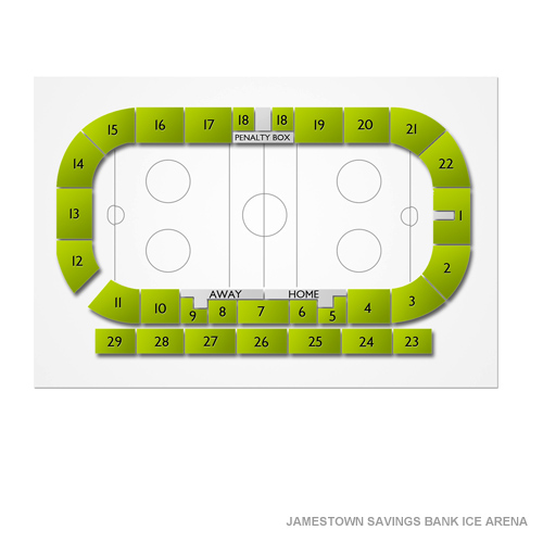 Jamestown Savings Bank Arena Seating Chart