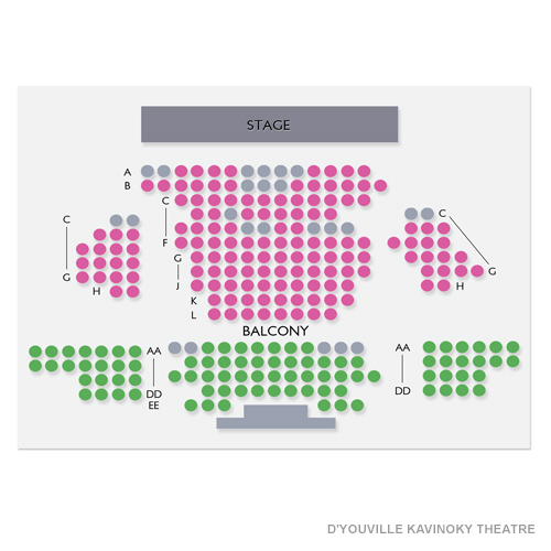 Venue seating map