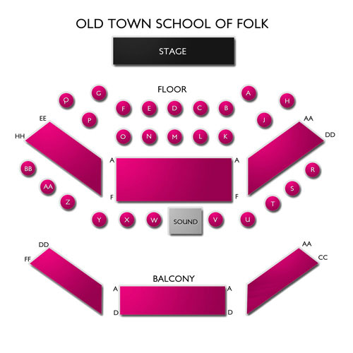 Old Town School Of Folk Music Seating Chart