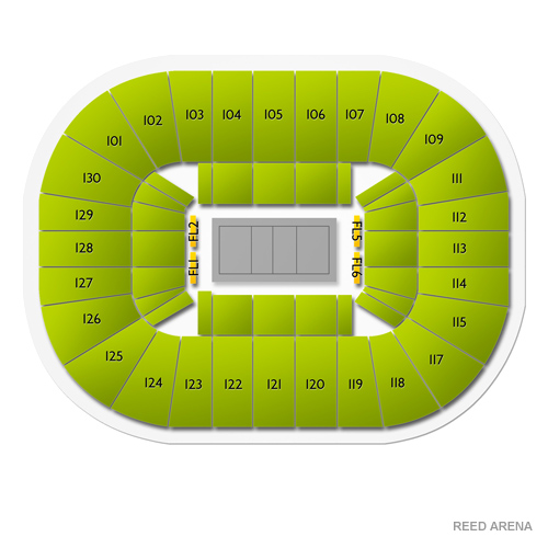 Reed Arena Venue Map