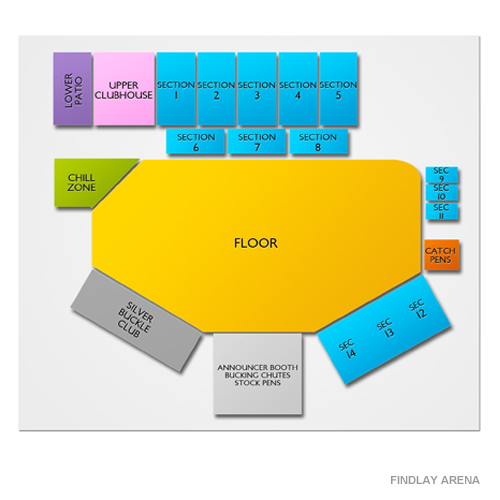 Kootenai County Fairgrounds - Findlay Arena Venue Map