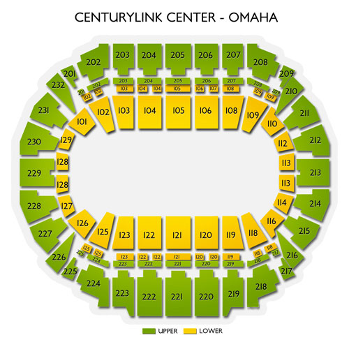 Chi Health Center Seating Chart