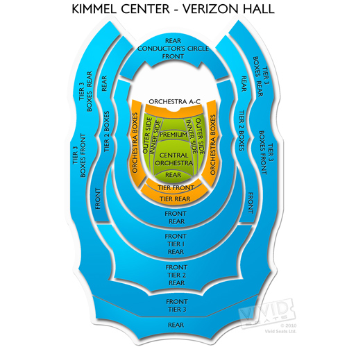 Kimmel Center - Verizon Hall Seating Chart | Vivid Seats