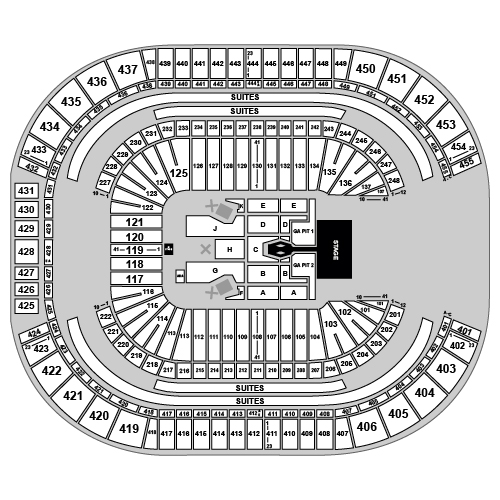 State Farm Stadium Venue Map