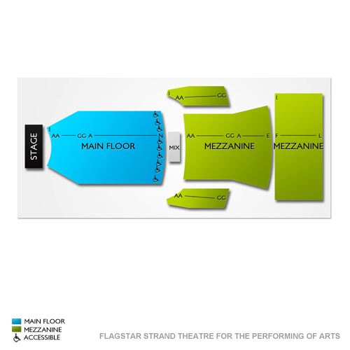 Flagstar Strand Theatre For The Performing of Arts Seating Chart ...