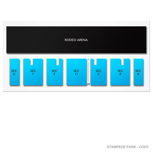 Stampede Park - Cody Venue Map