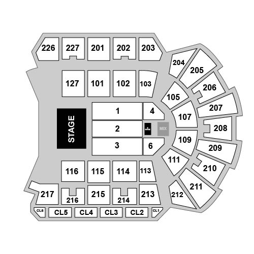Adventist Health Arena Venue Map