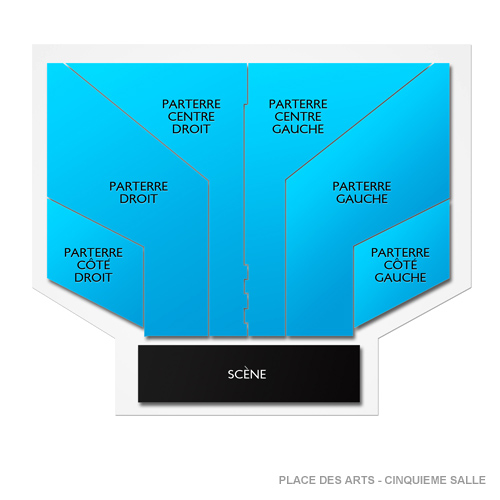 Place Des Arts - Cinquieme Salle Venue Map