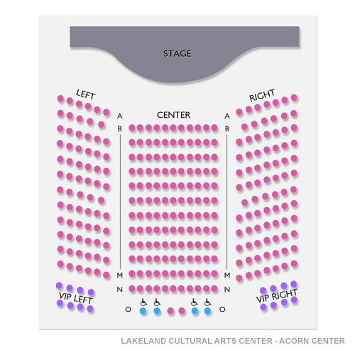 Lakeland Cultural Arts Center - Acorn Center Venue Map